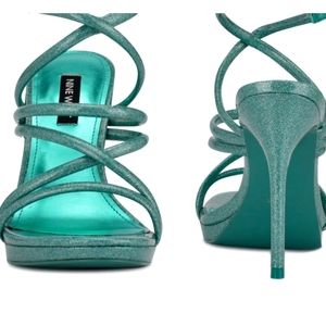 Nine West Size 9 Lexy Ankle Strap Heel Sandal